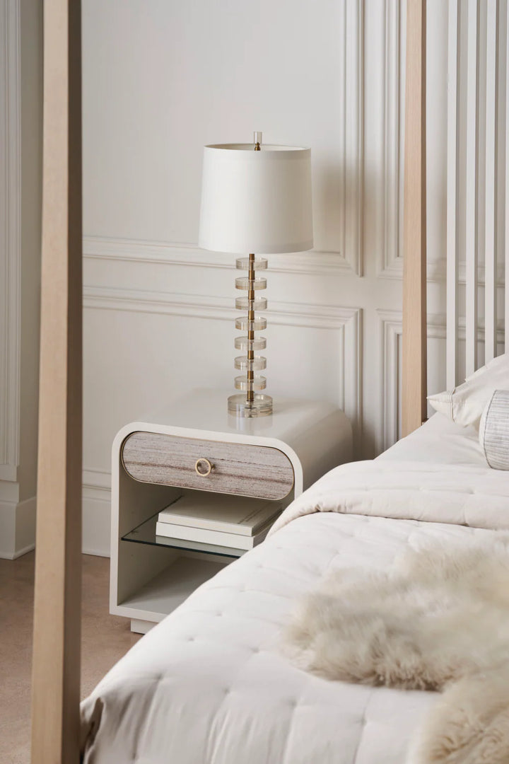 Light Oak Canopy Bed