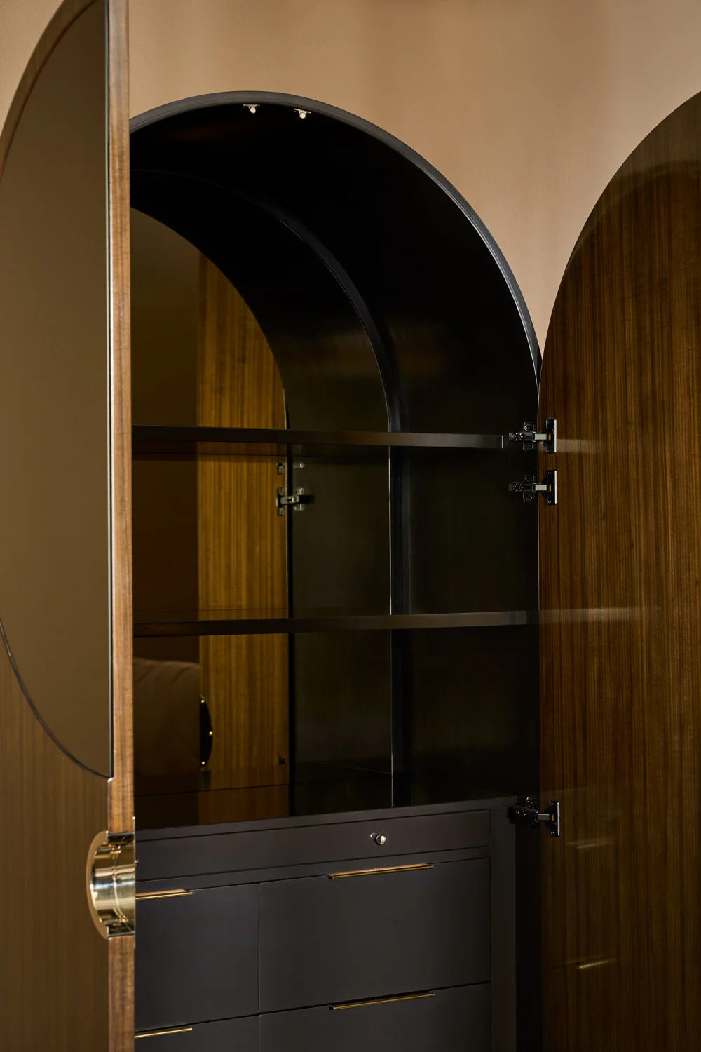 Arched 2-Door Cabinet