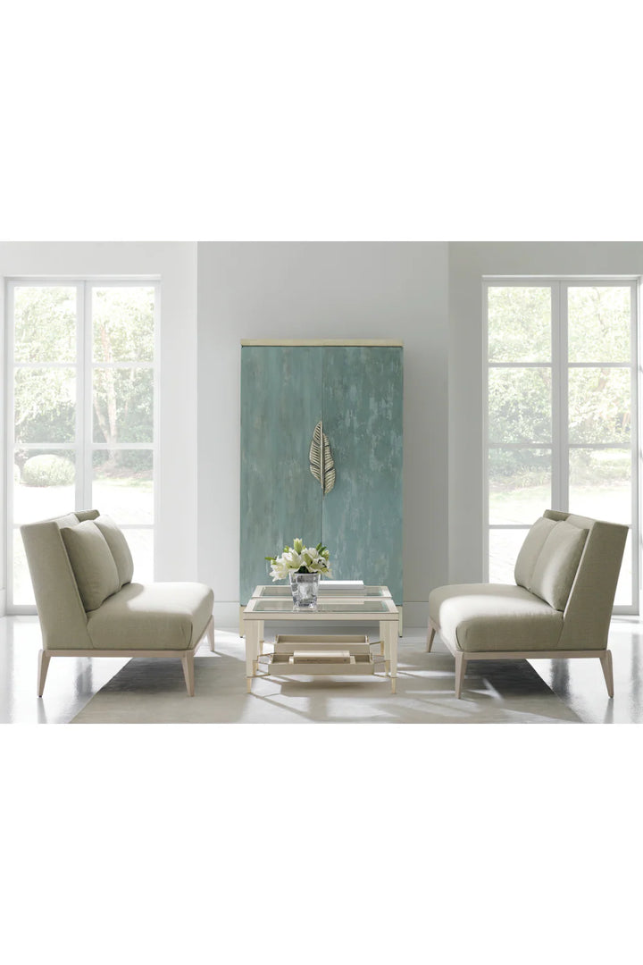 Rustic Turquoise Cabinet