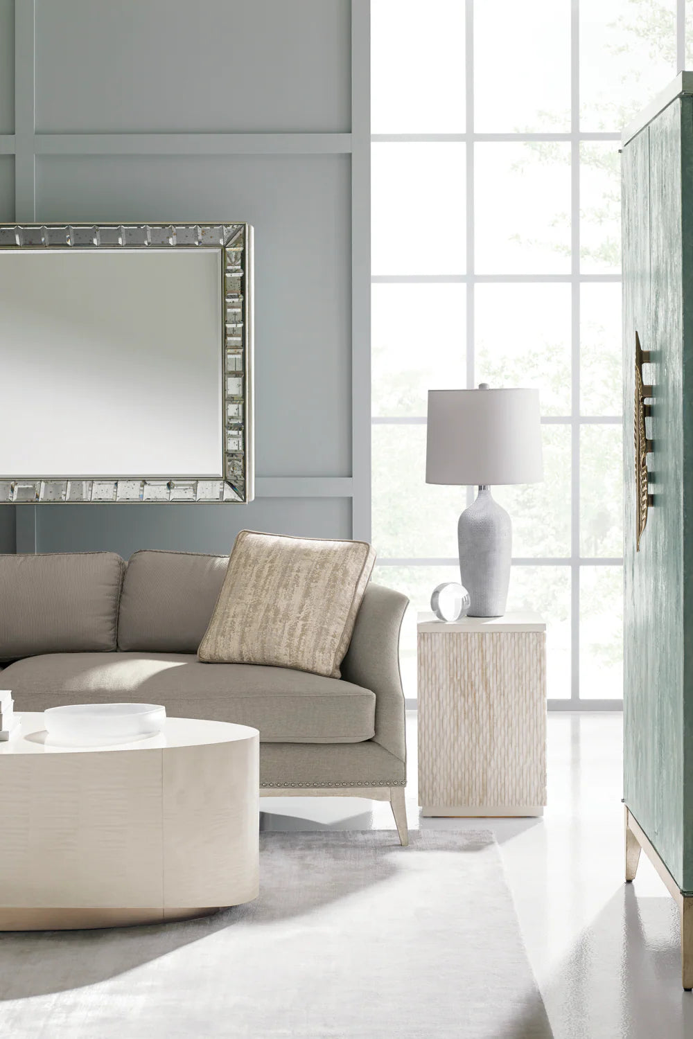 Rustic Turquoise Cabinet