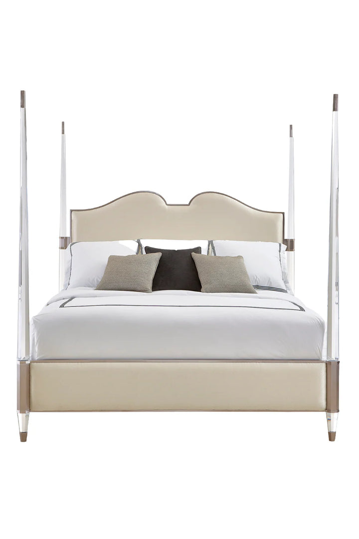 Cream Modern Classic Bed