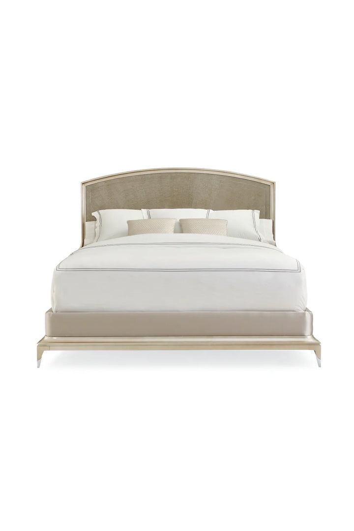 Metallic Outlined King Bed
