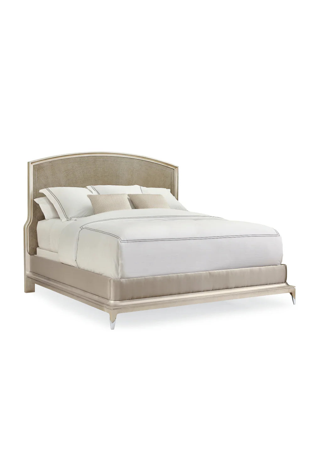 Metallic Outlined King Bed