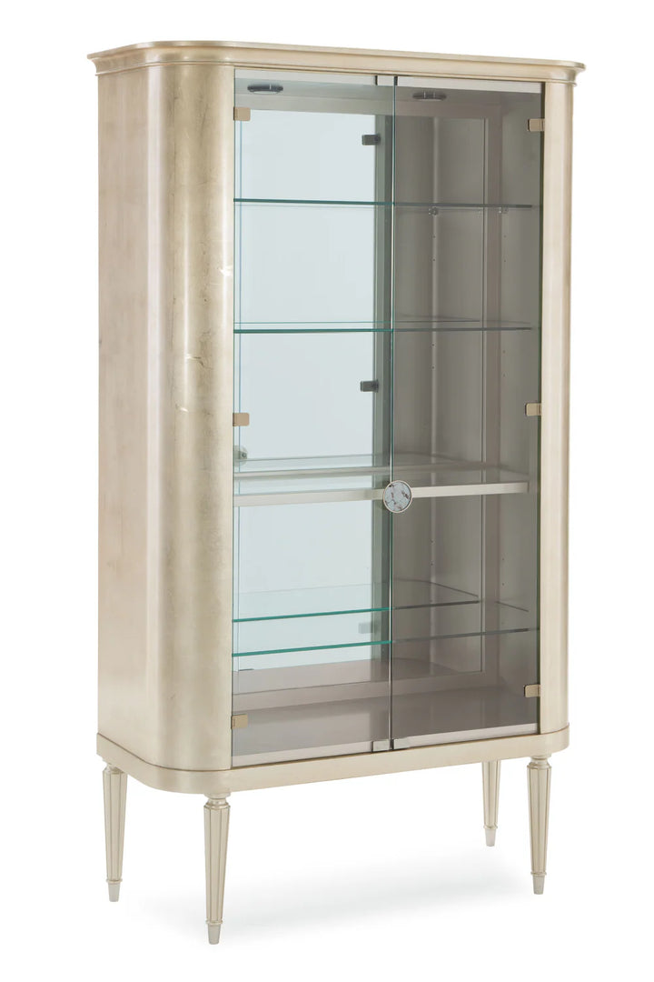 Silver Leaf Display Cabinet