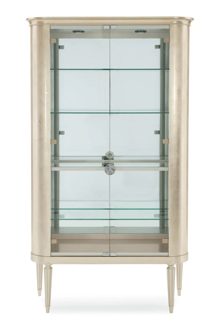 Silver Leaf Display Cabinet