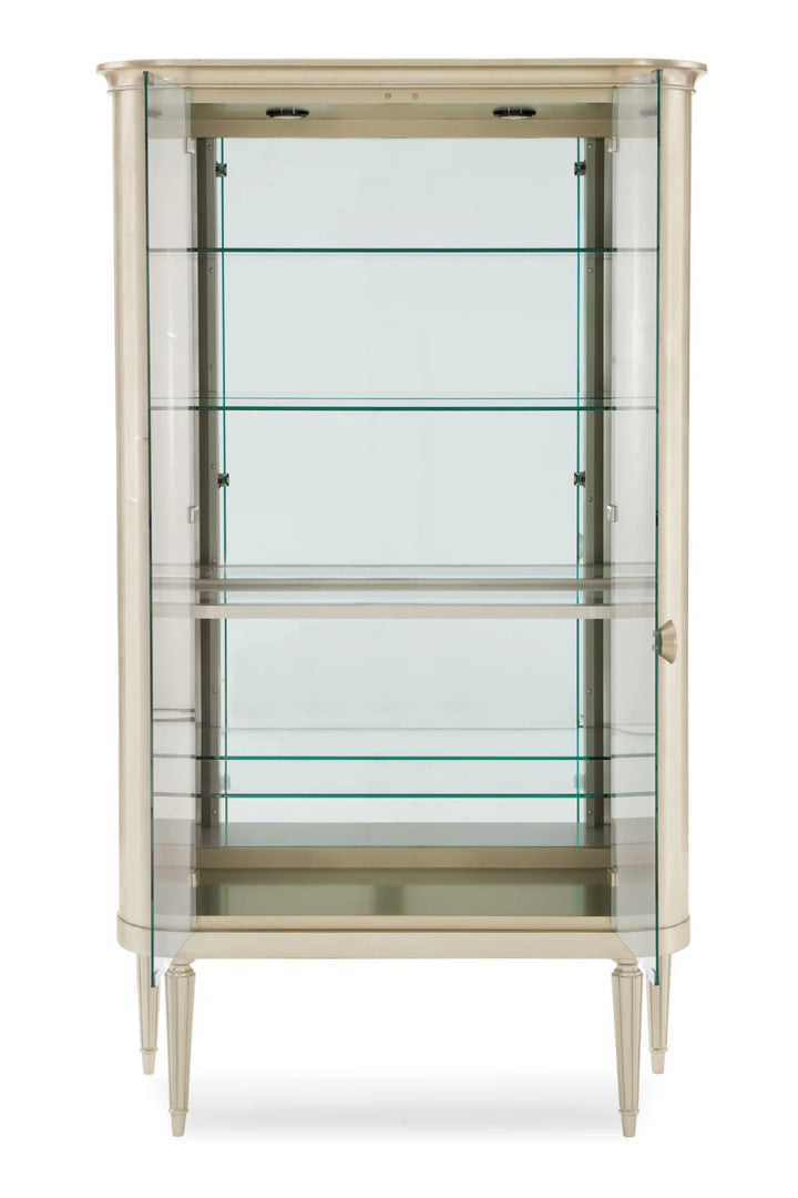 Silver Leaf Display Cabinet