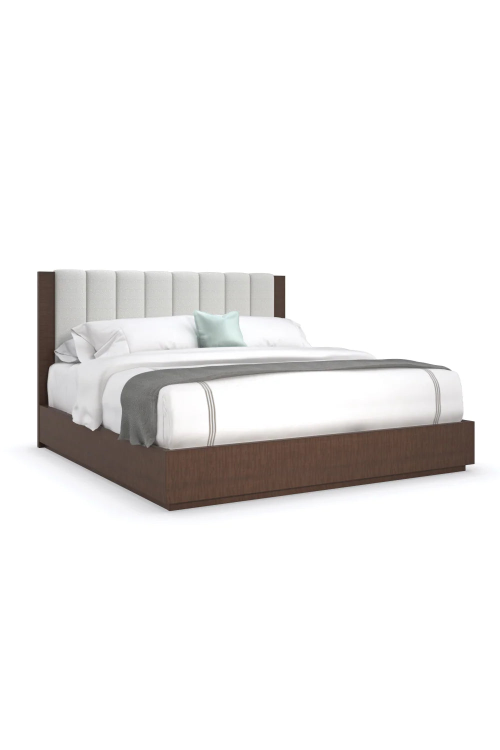 Brown Classic California King Bed