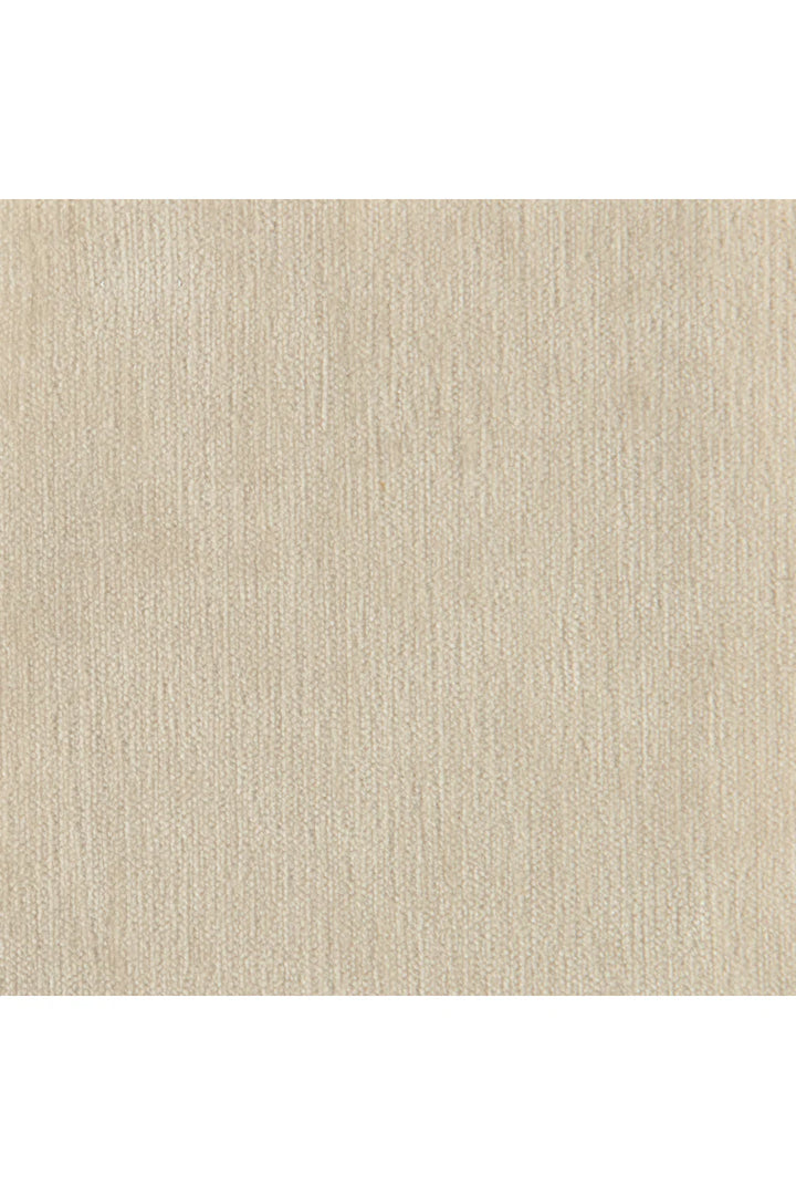 Cream Chenille Modern Bed