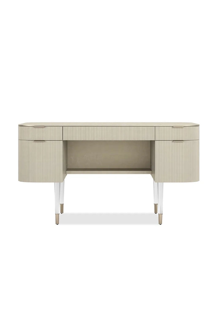Ridged 2-Drawer Desk