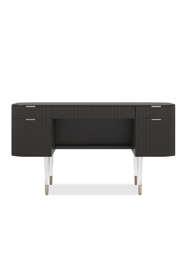 Ridged 2-Drawer Desk