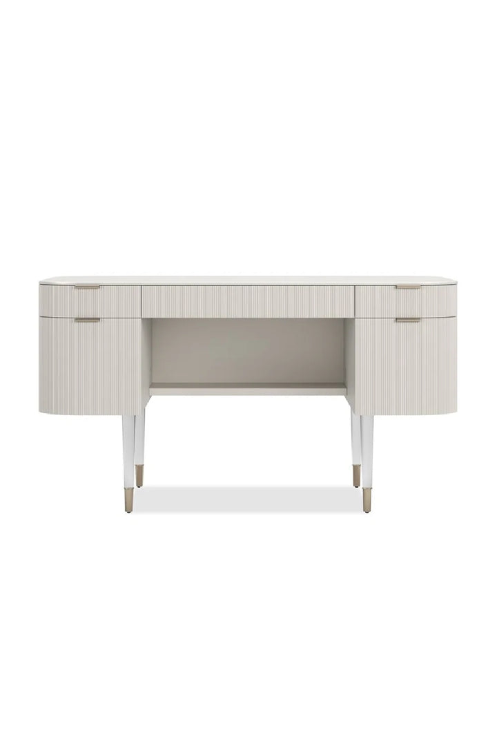 Ridged 2-Drawer Desk