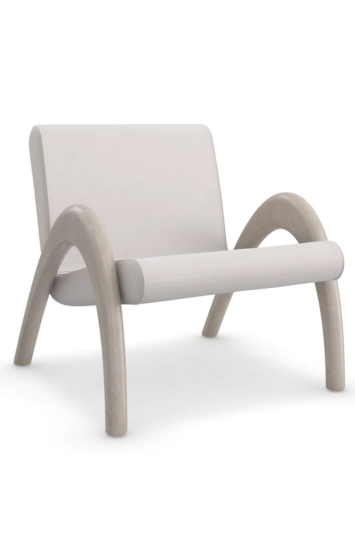 Taupe Velvet Accent Chair