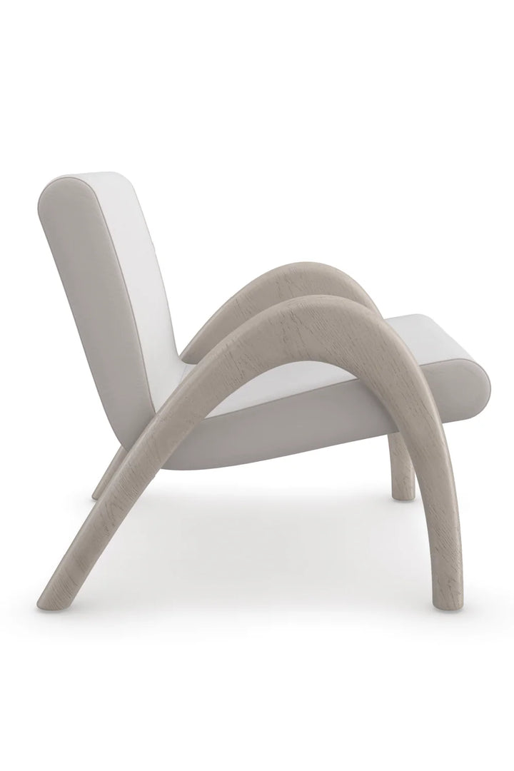 Taupe Velvet Accent Chair