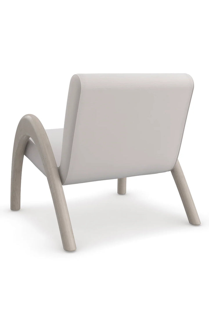 Taupe Velvet Accent Chair