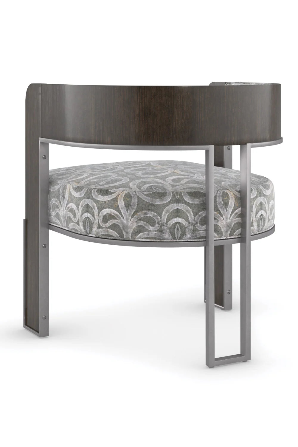 Curved Modern Accent Chair