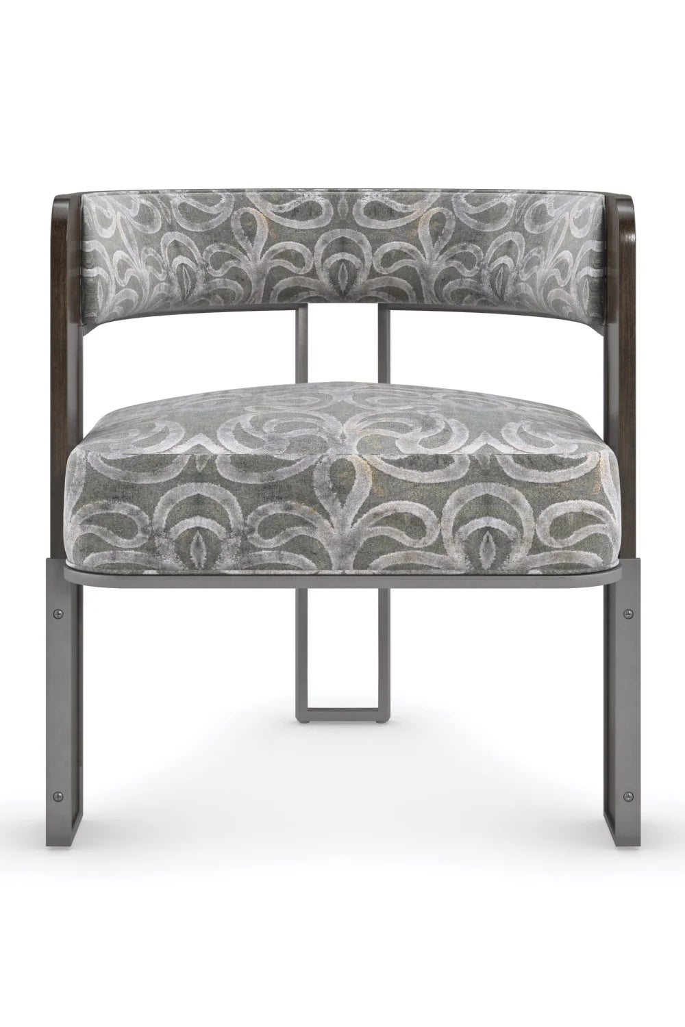 Curved Modern Accent Chair