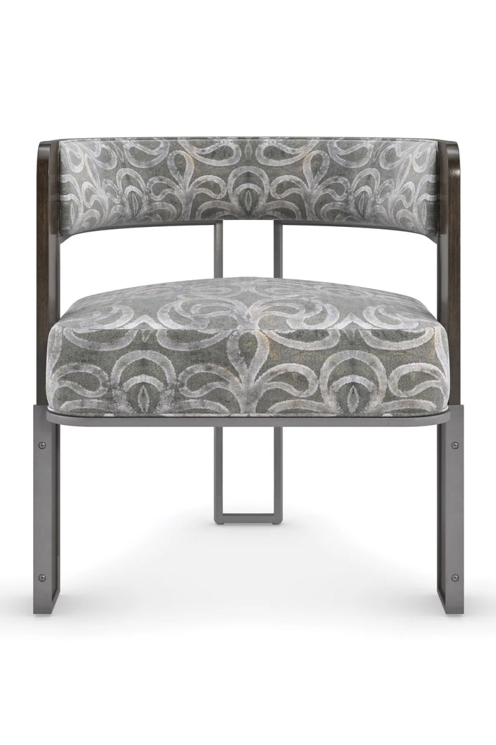 Curved Modern Accent Chair