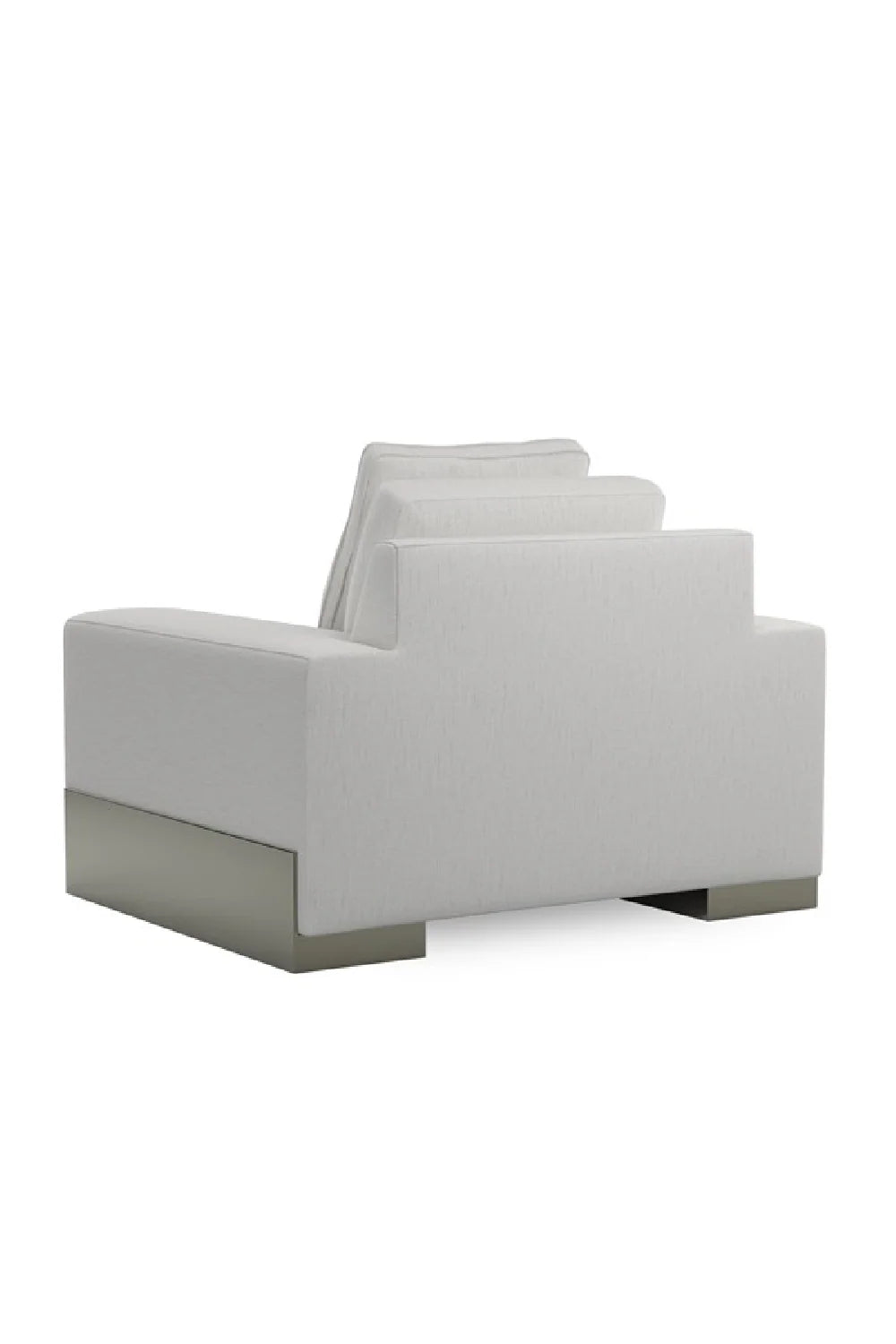 Gray Shelf-Arm Lounge Chair