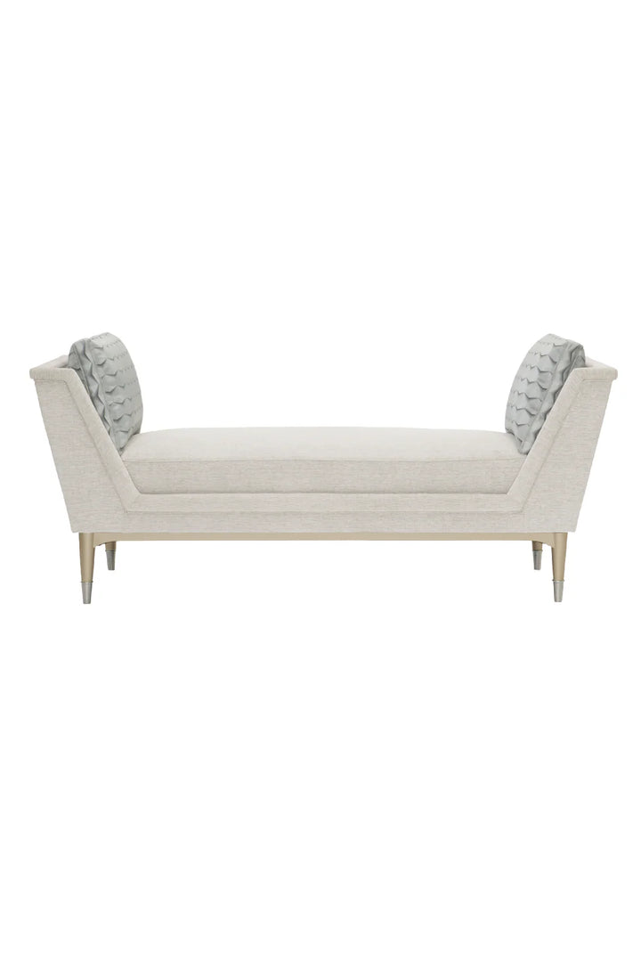 Beige Modern Chaise Longue