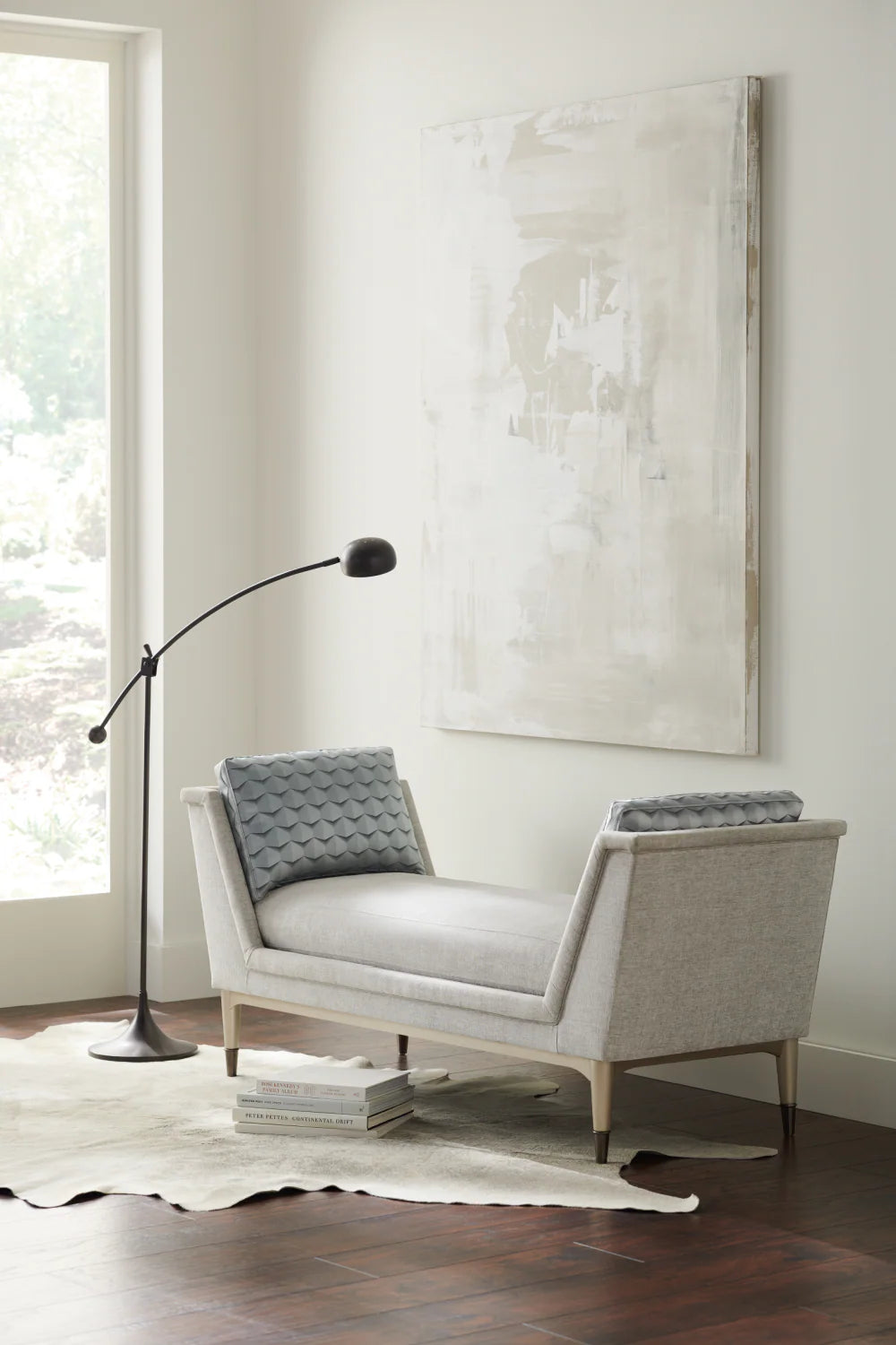Beige Modern Chaise Longue