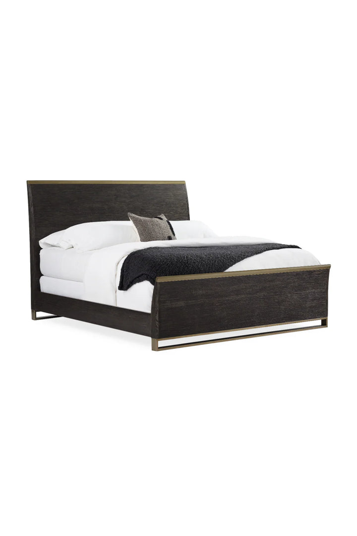 Cerused Oak Bed