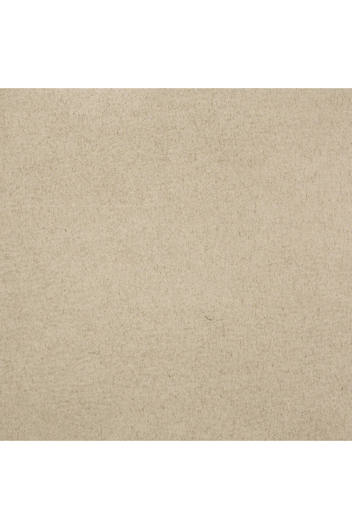 Beige Suede Platform Bed
