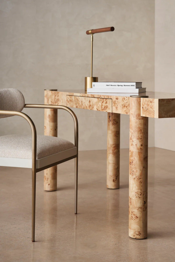 Trapezoidal Wooden Modern Desk