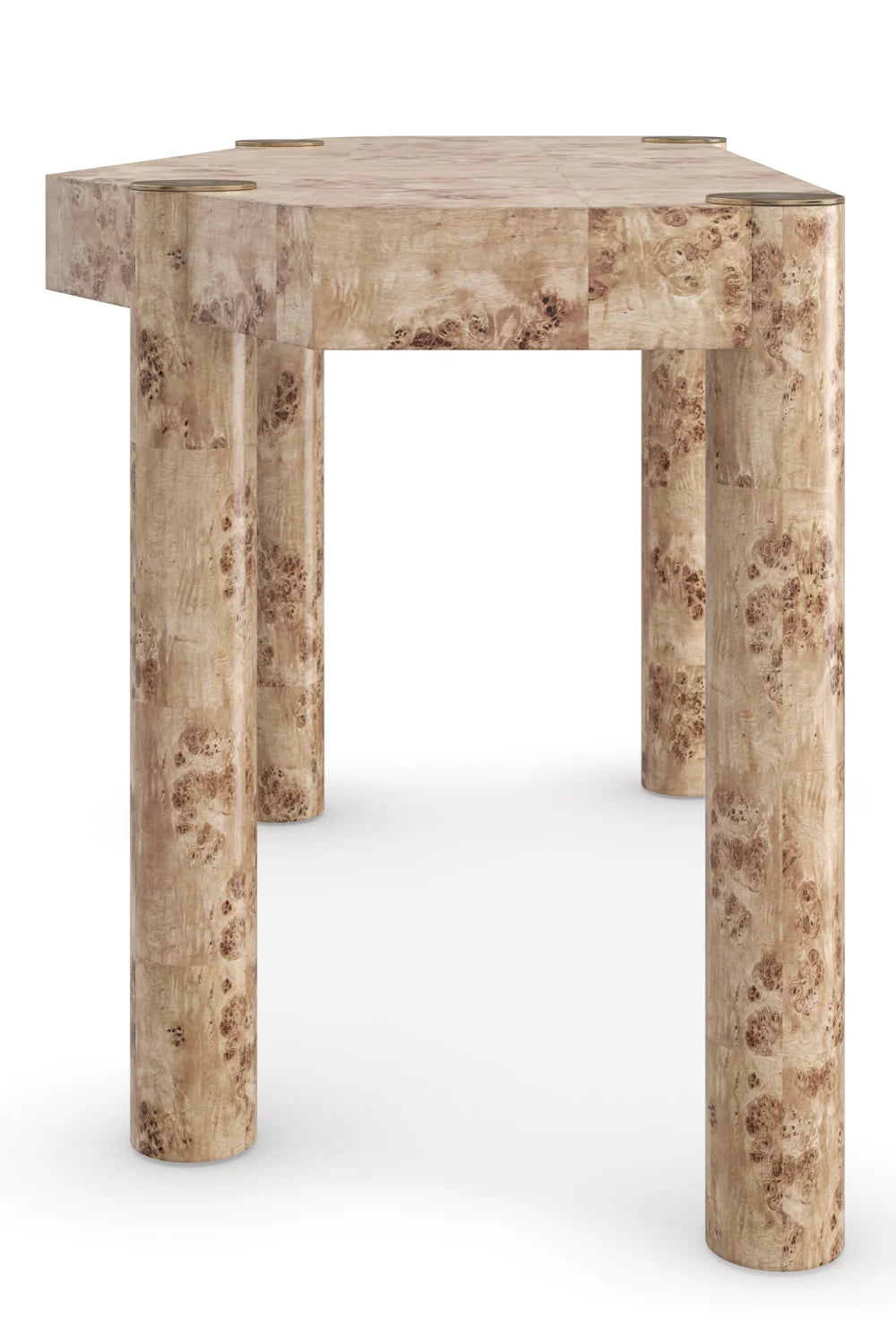 Trapezoidal Wooden Modern Desk