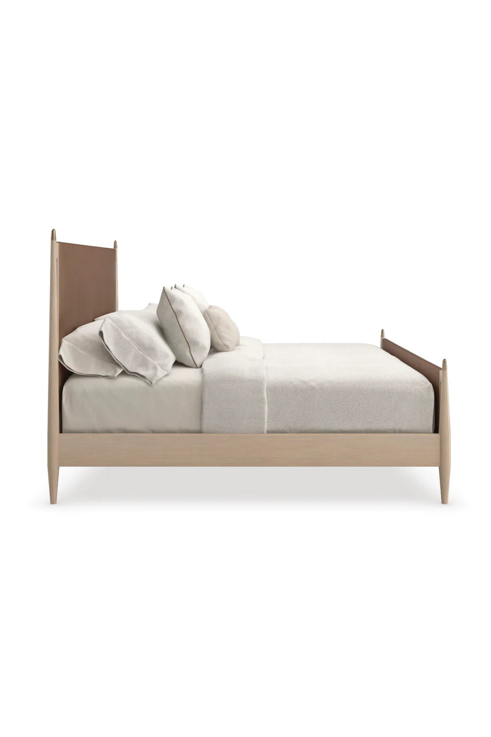 Brown Leather Bed