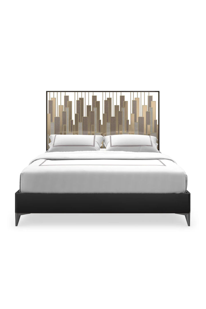 Architectural Metal King Bed