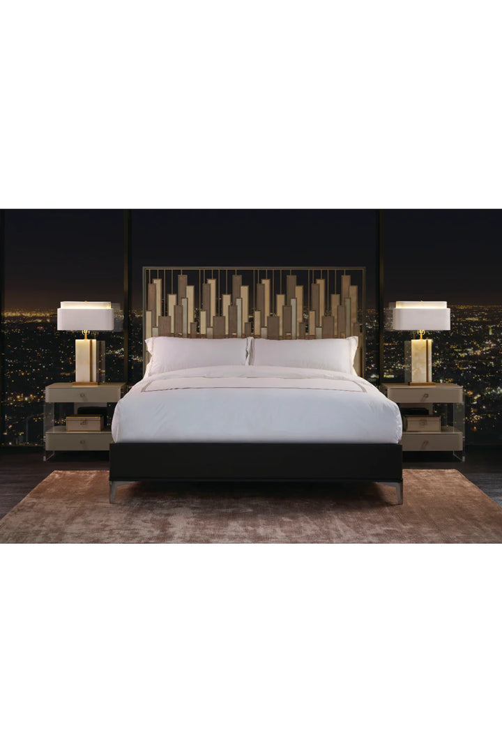 Architectural Metal King Bed