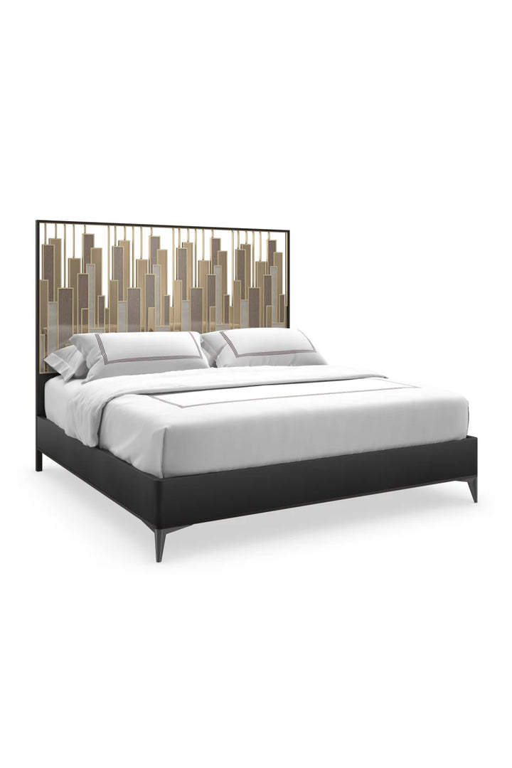 Architectural Metal King Bed