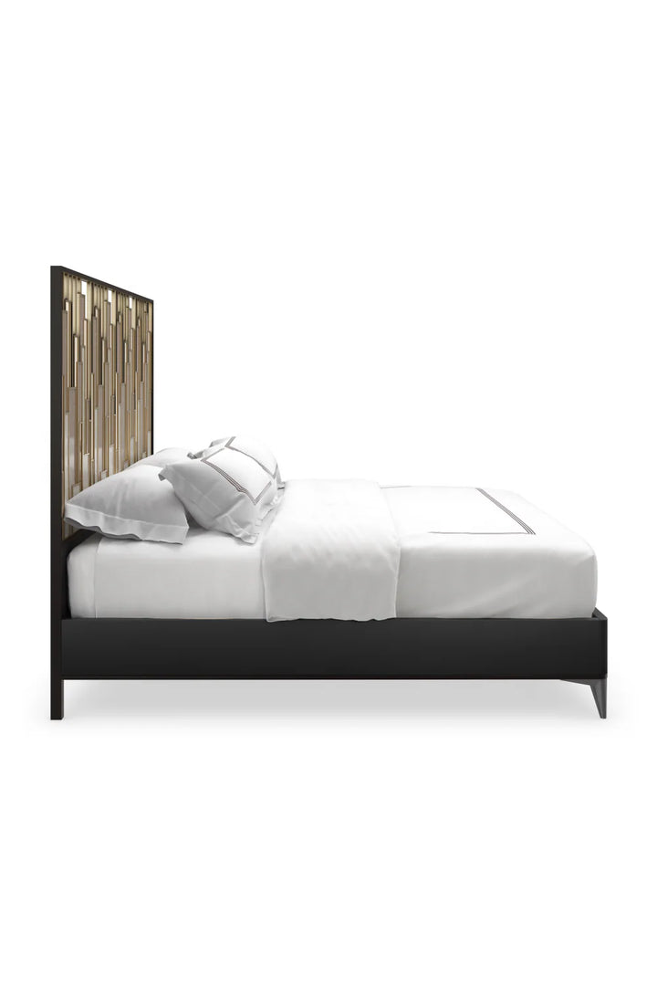 Architectural Metal King Bed