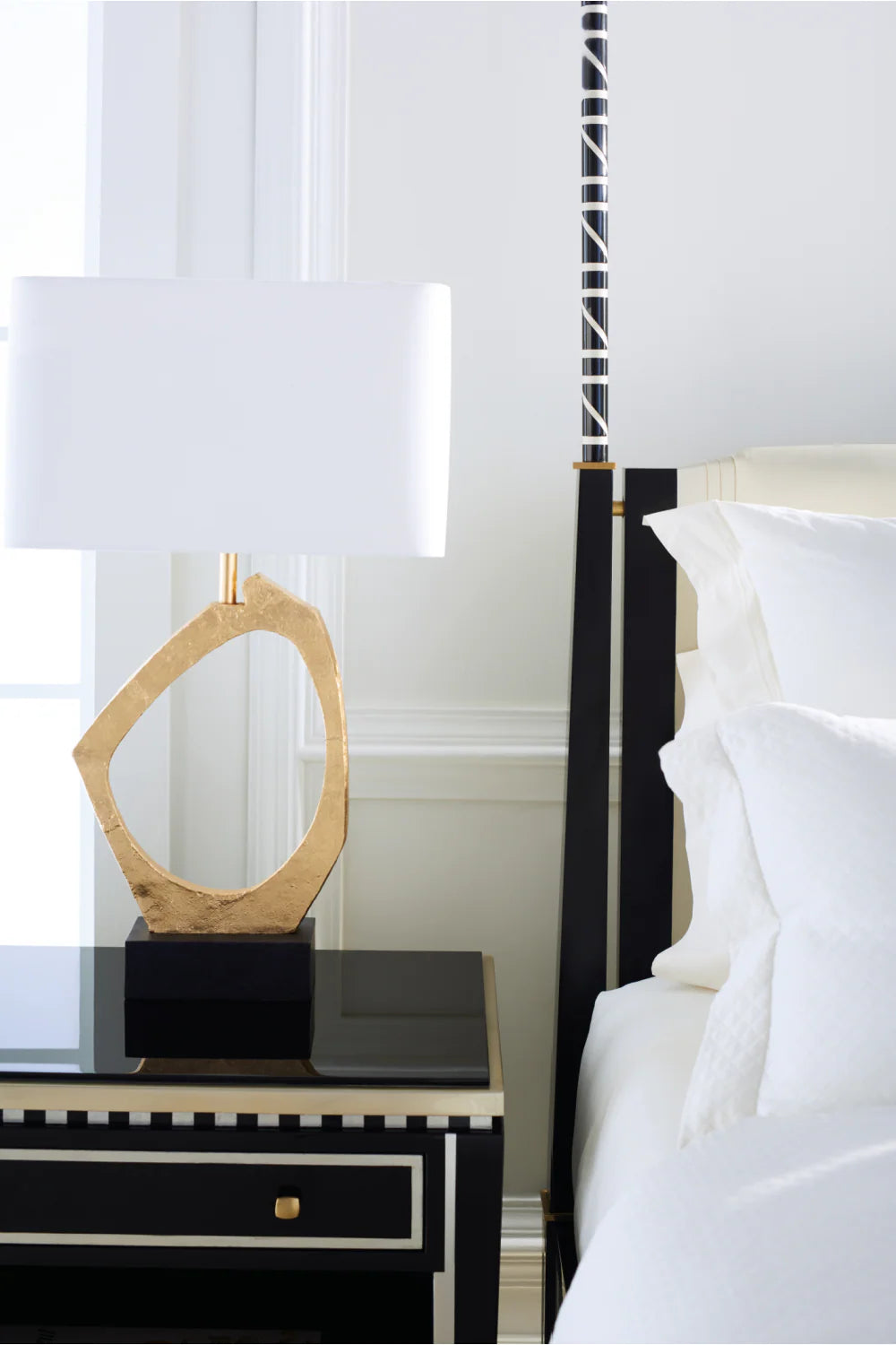 Black Leather Canopy Bed