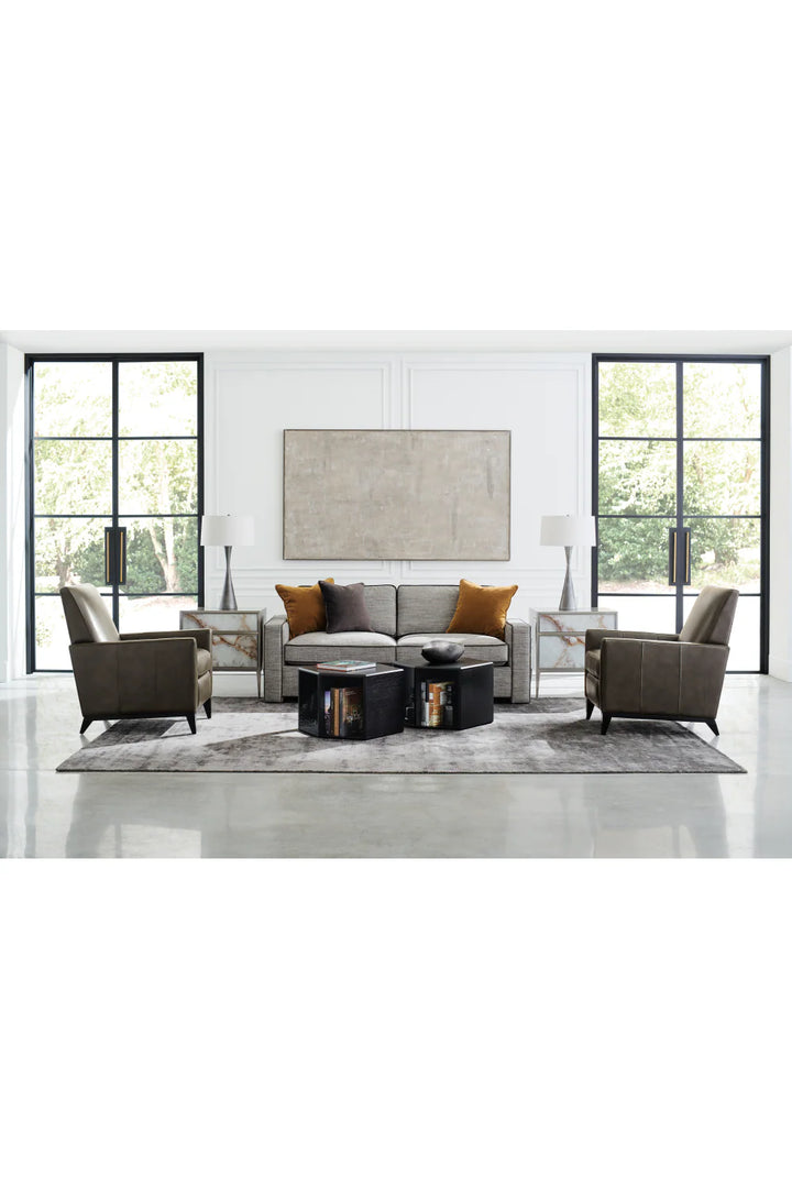 Black Leather Reclining Chair