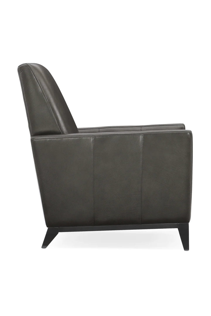 Black Leather Reclining Chair