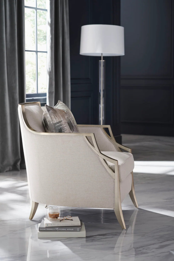 Sloping Arm Lounge Chair