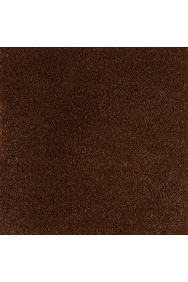 Brown Mohair Accent Chair