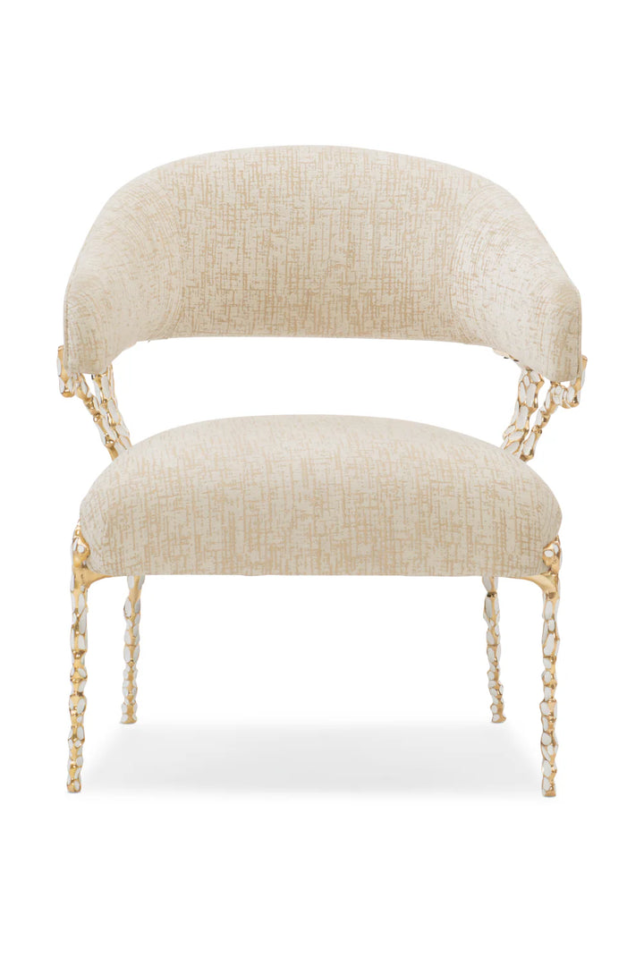 Embellished Modern Armchair