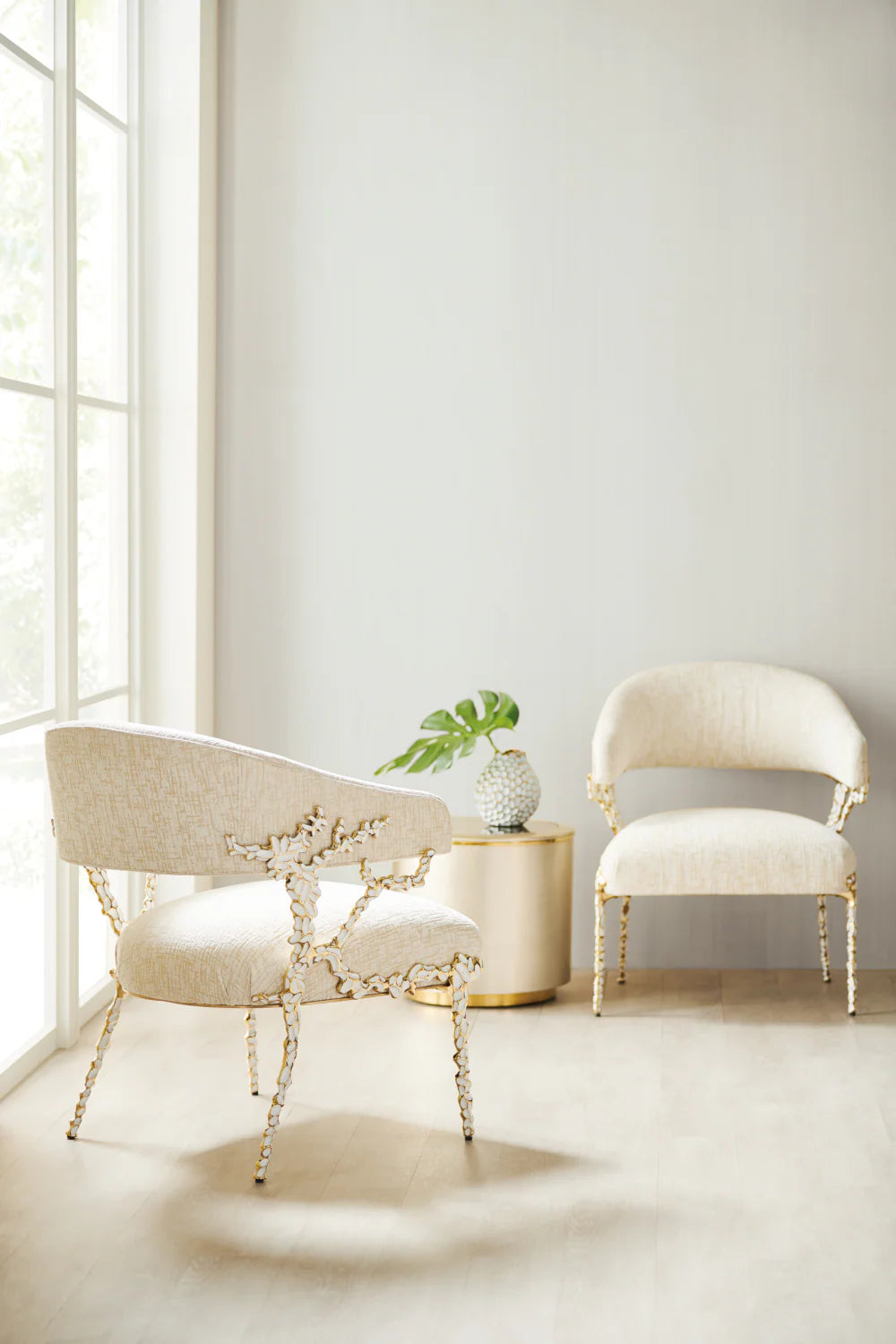 Embellished Modern Armchair