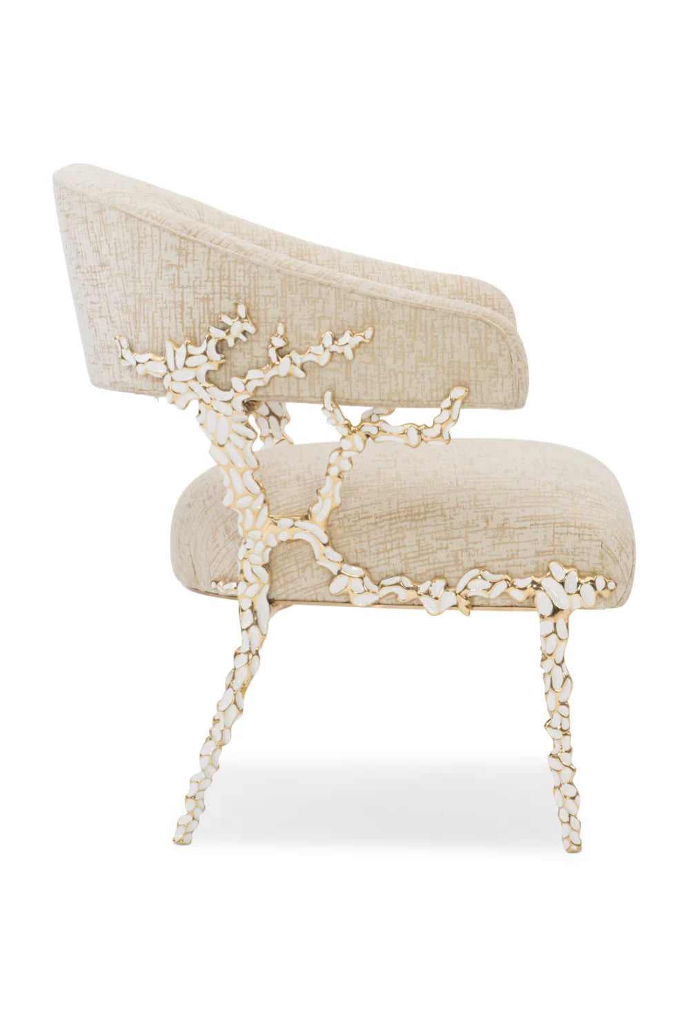 Embellished Modern Armchair
