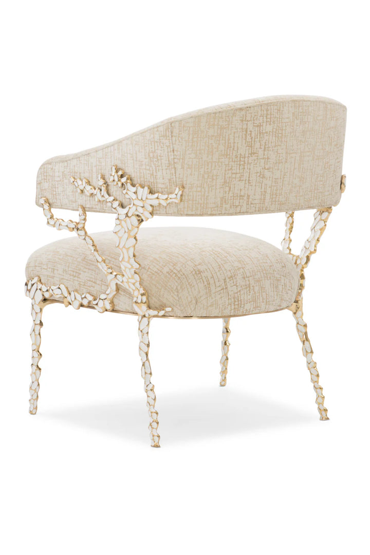 Embellished Modern Armchair