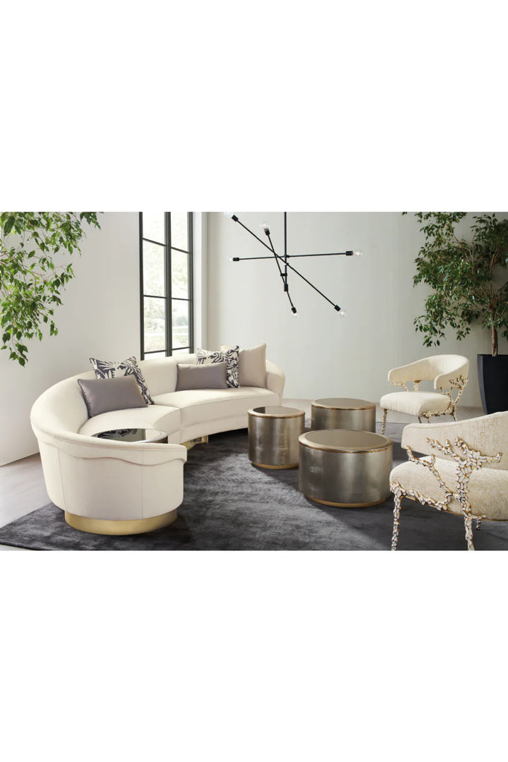 Embellished Modern Armchair