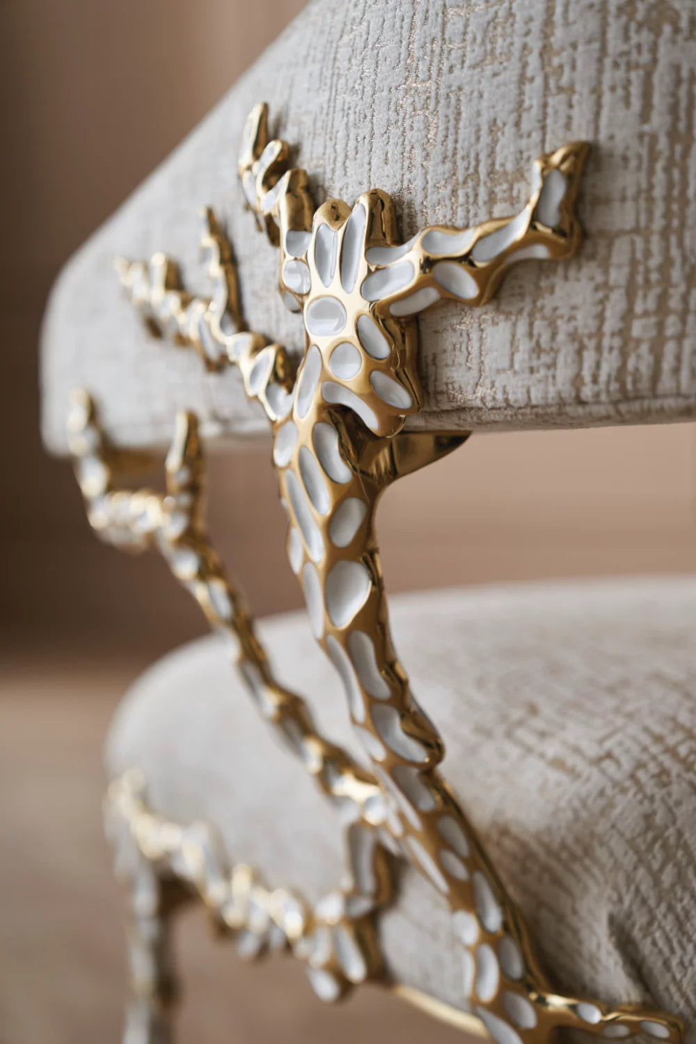 Embellished Modern Armchair