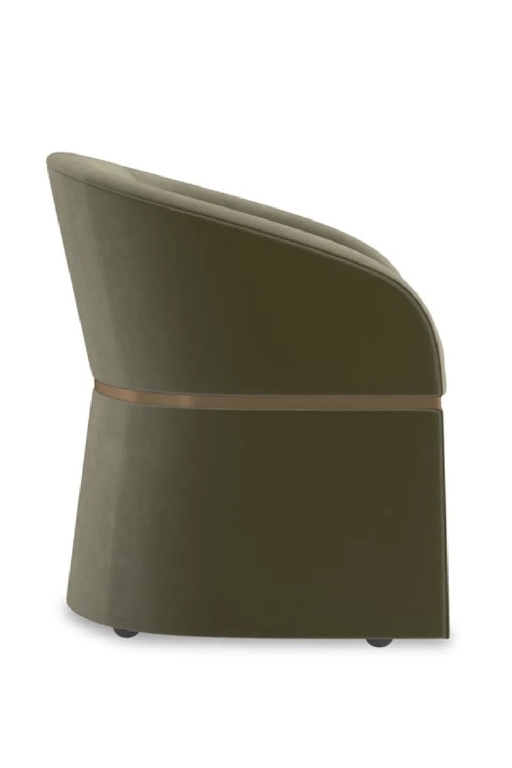Green Velvet Accent Chair