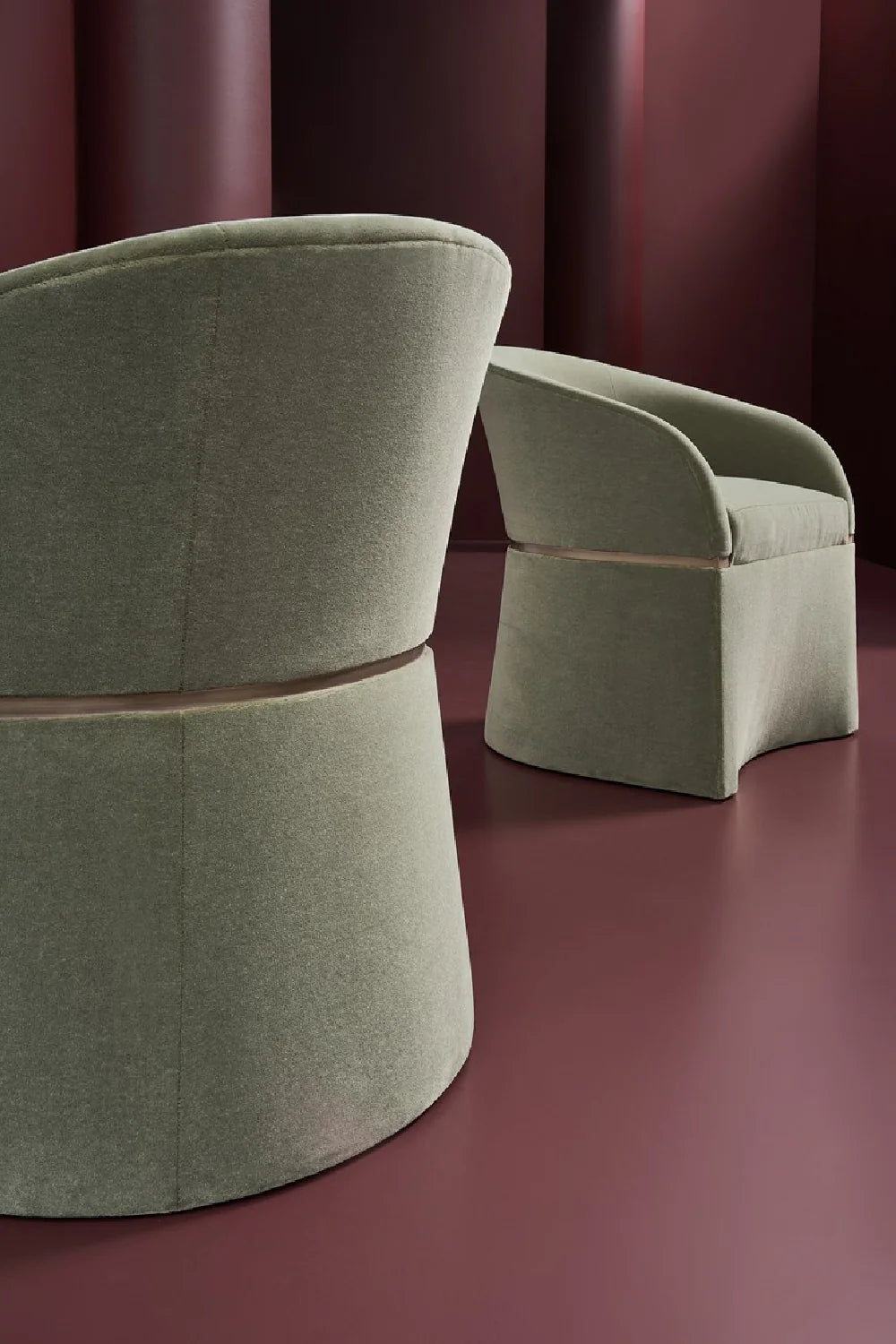 Green Velvet Accent Chair