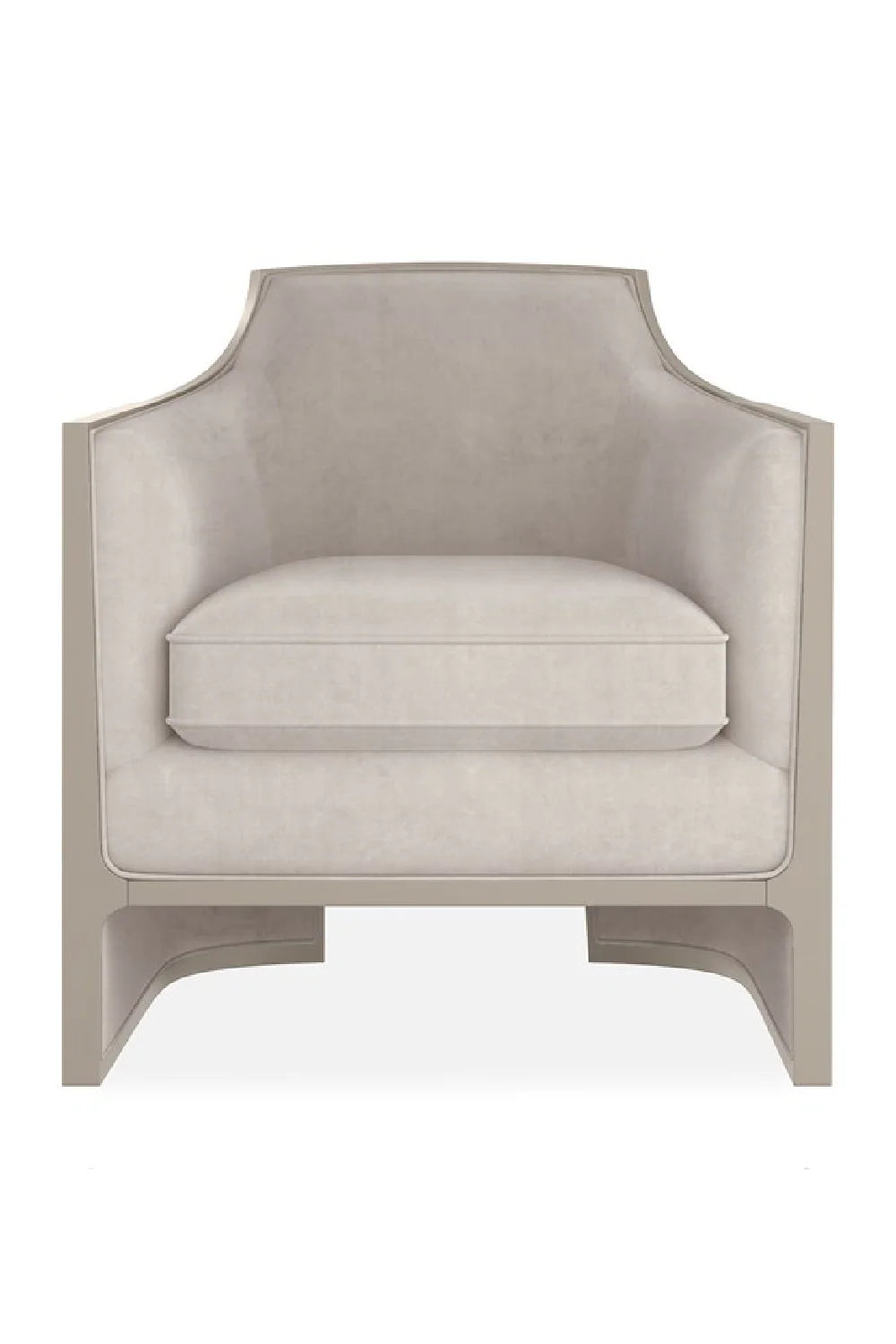 Velvet Angular Lounge Chair