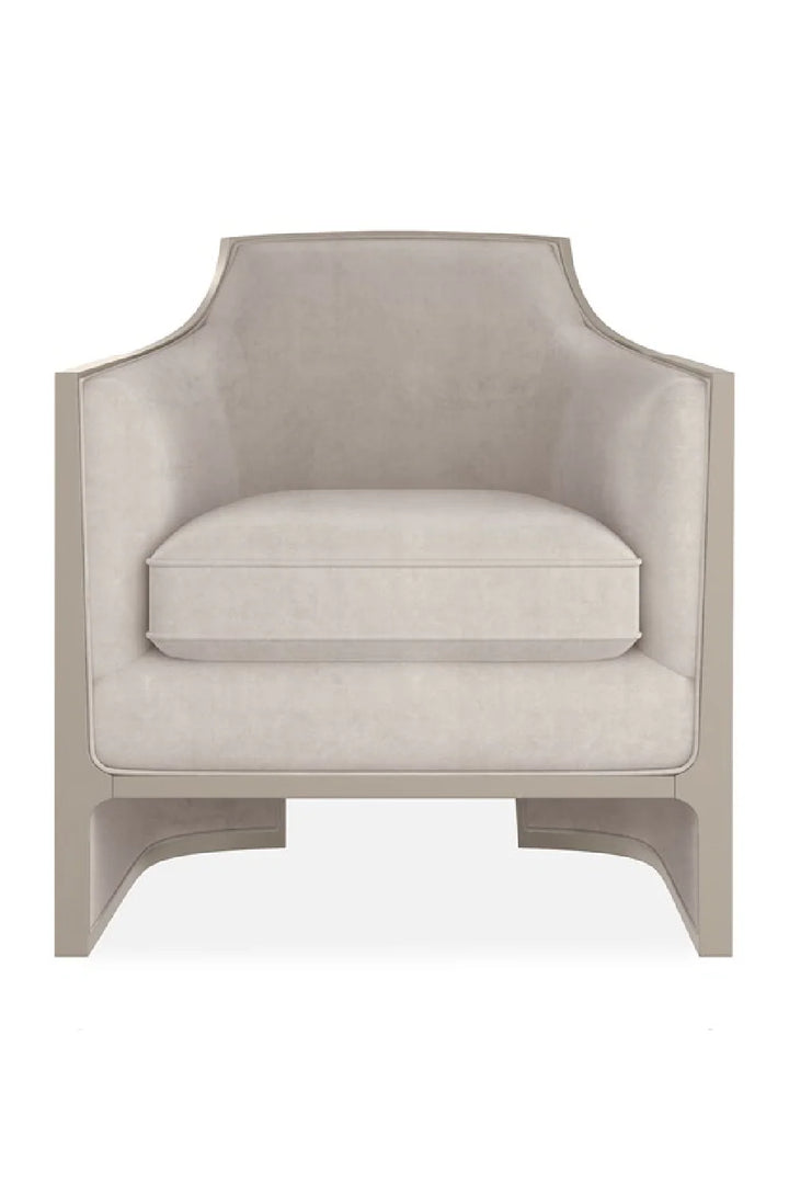 Velvet Angular Lounge Chair