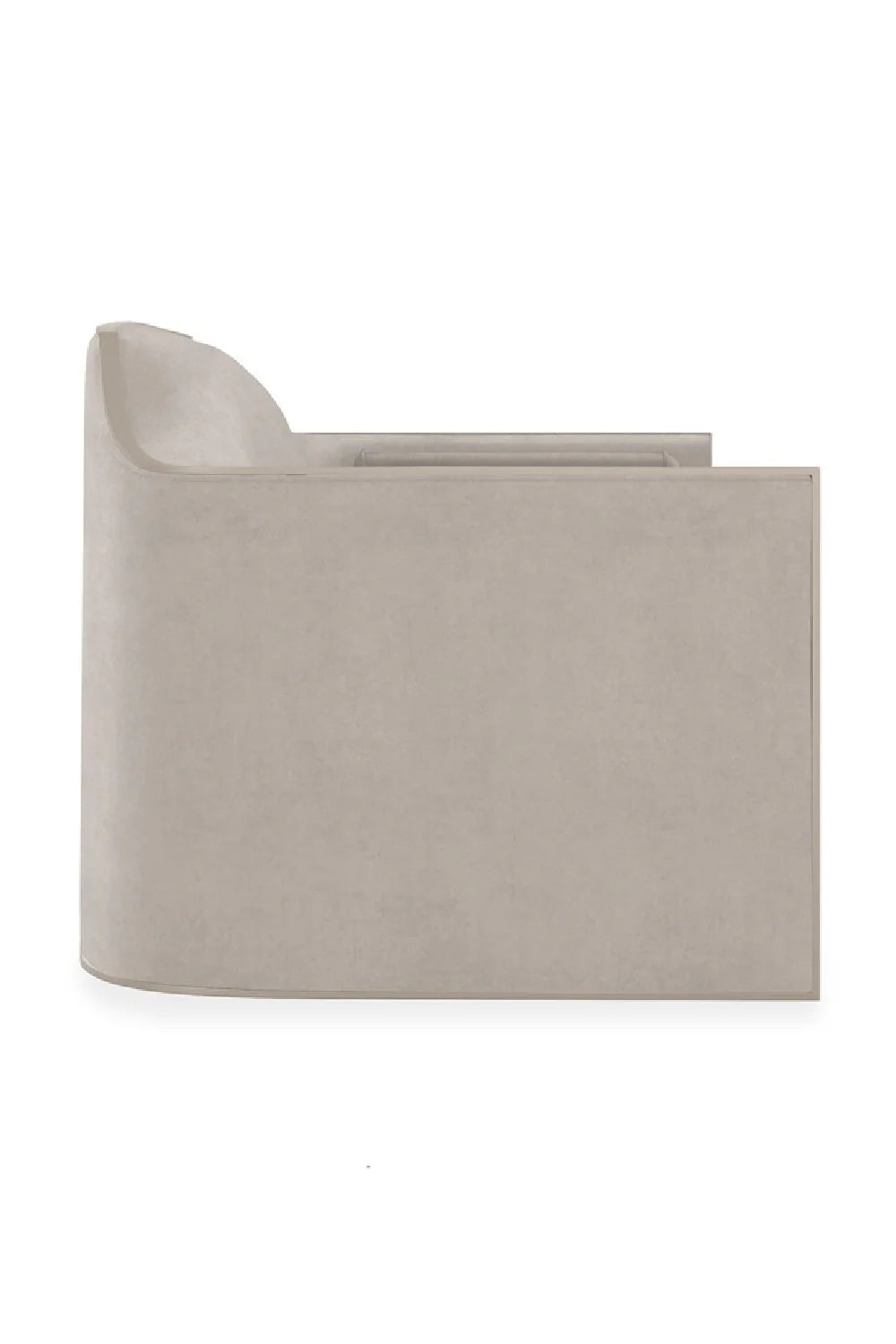 Velvet Angular Lounge Chair