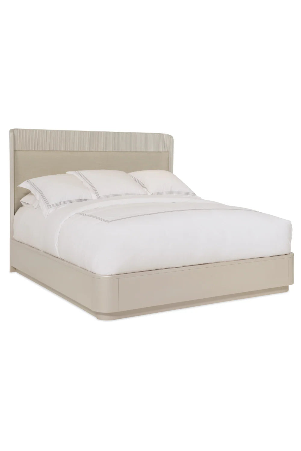Cream Modern Bed